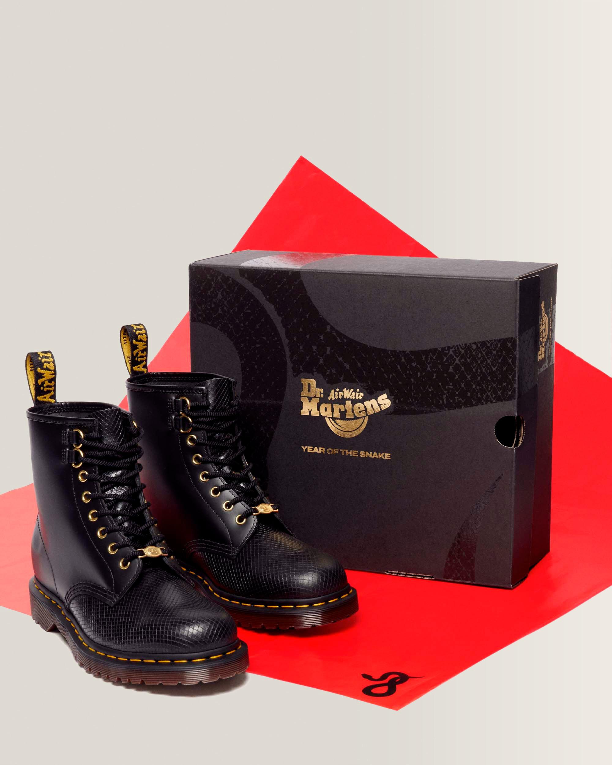 1460 Year of the Snake Leather Lace Up Boots