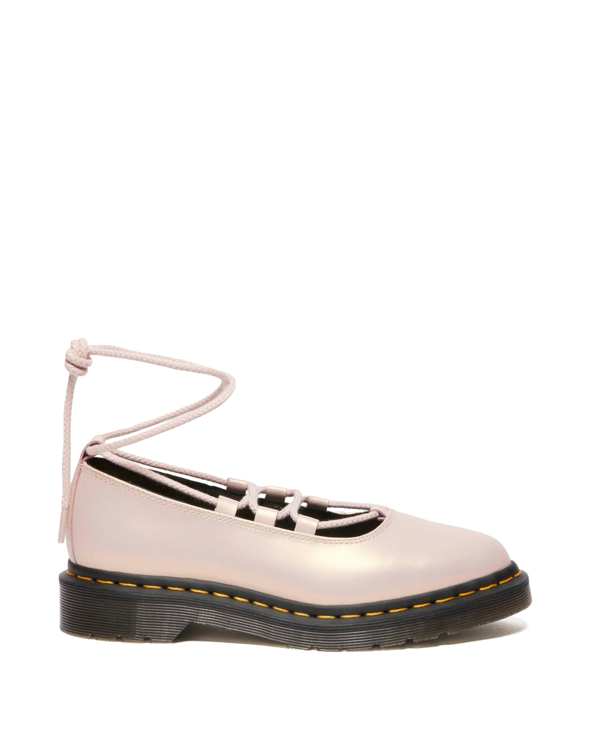 Elphie II iridescent leather ballet flats