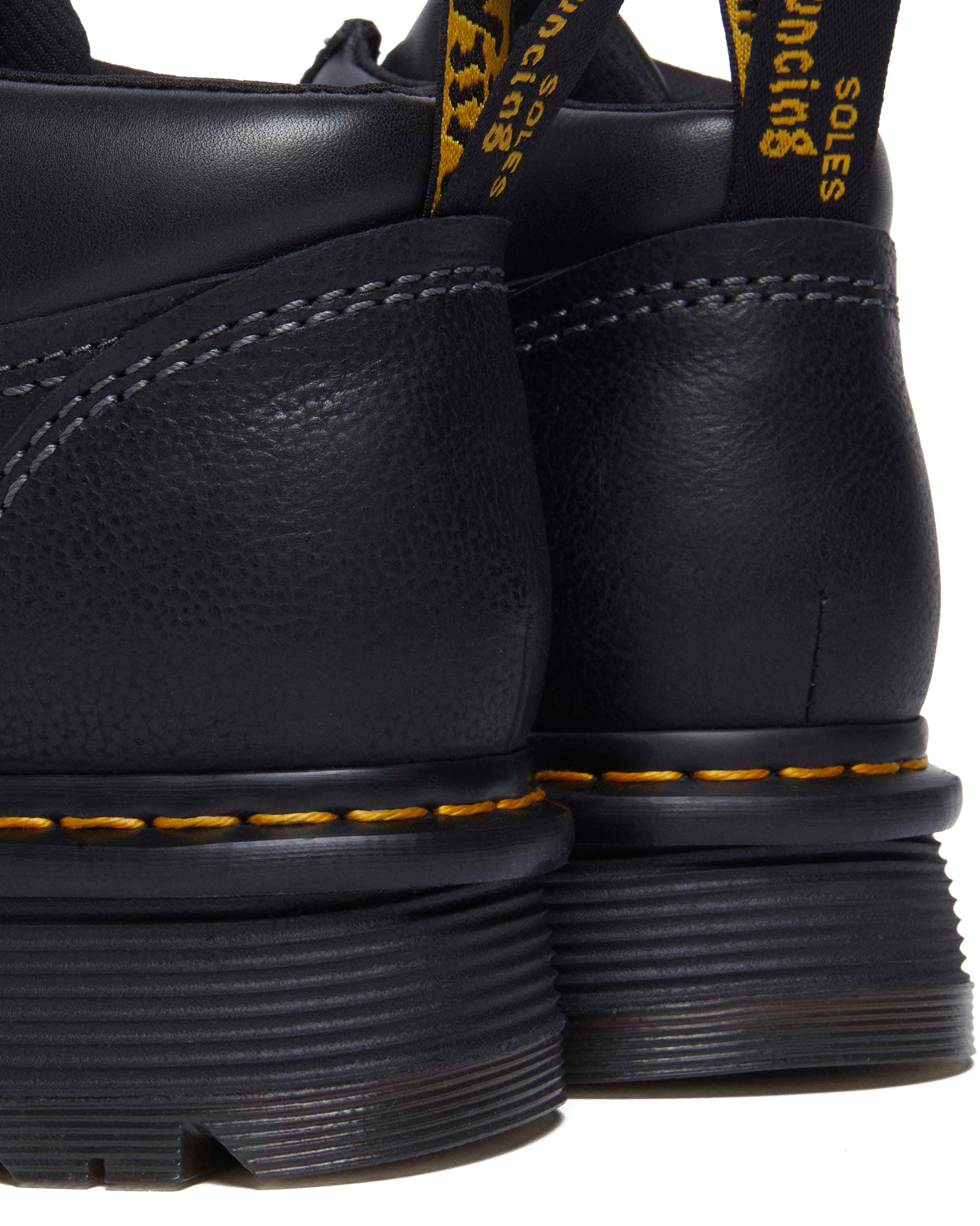 Zebzag Leather Casual 4-Eye Lace-Up Boots
