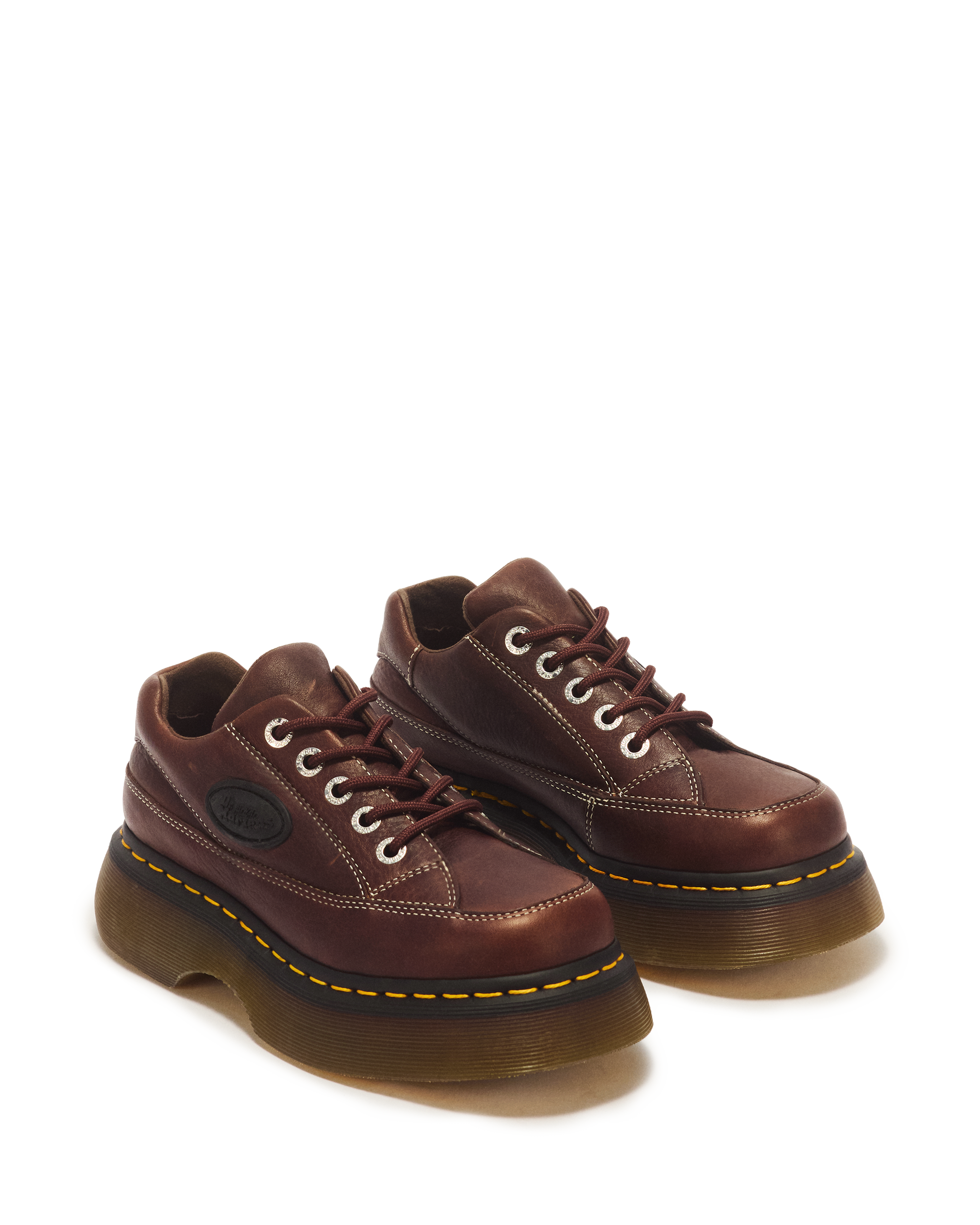 Buzz 5-eye Grizzly leather shoes