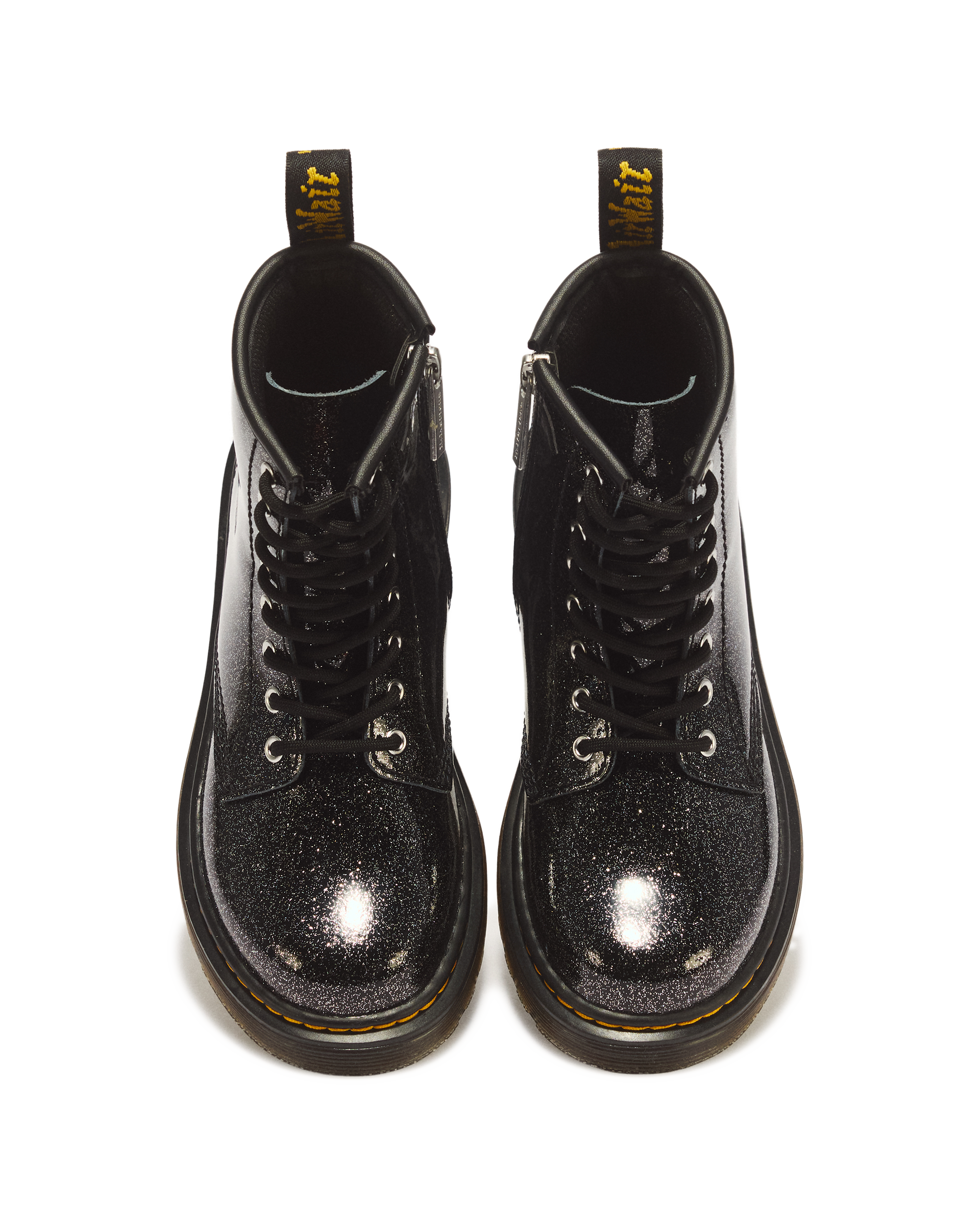 JUNIOR 1460 GLITTER PATENT LEATHER  BOOTS