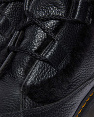 Buzz Lace Up Faux Fur Lined Grizzly Leather Boots