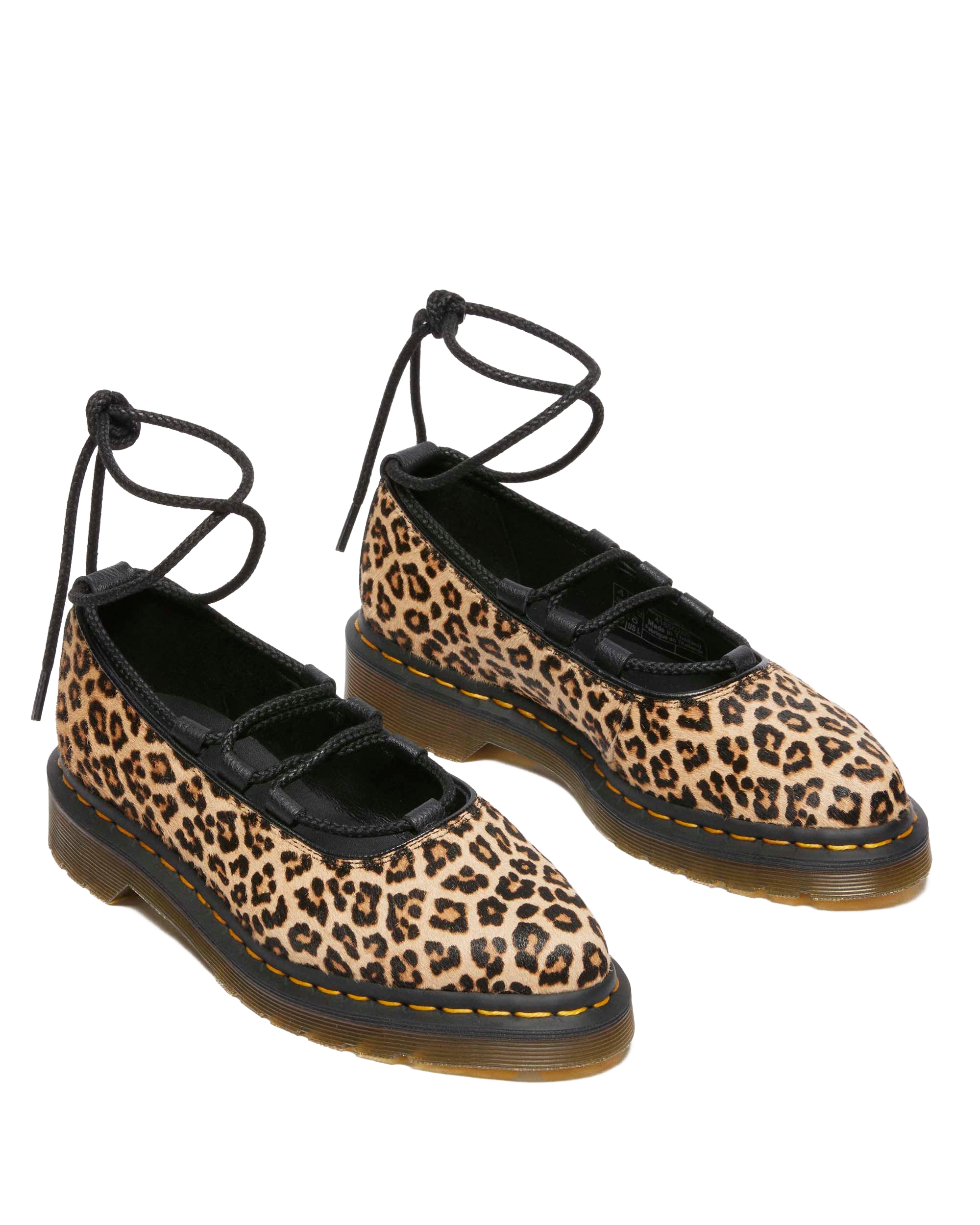 Elphie II leopard ballet flats