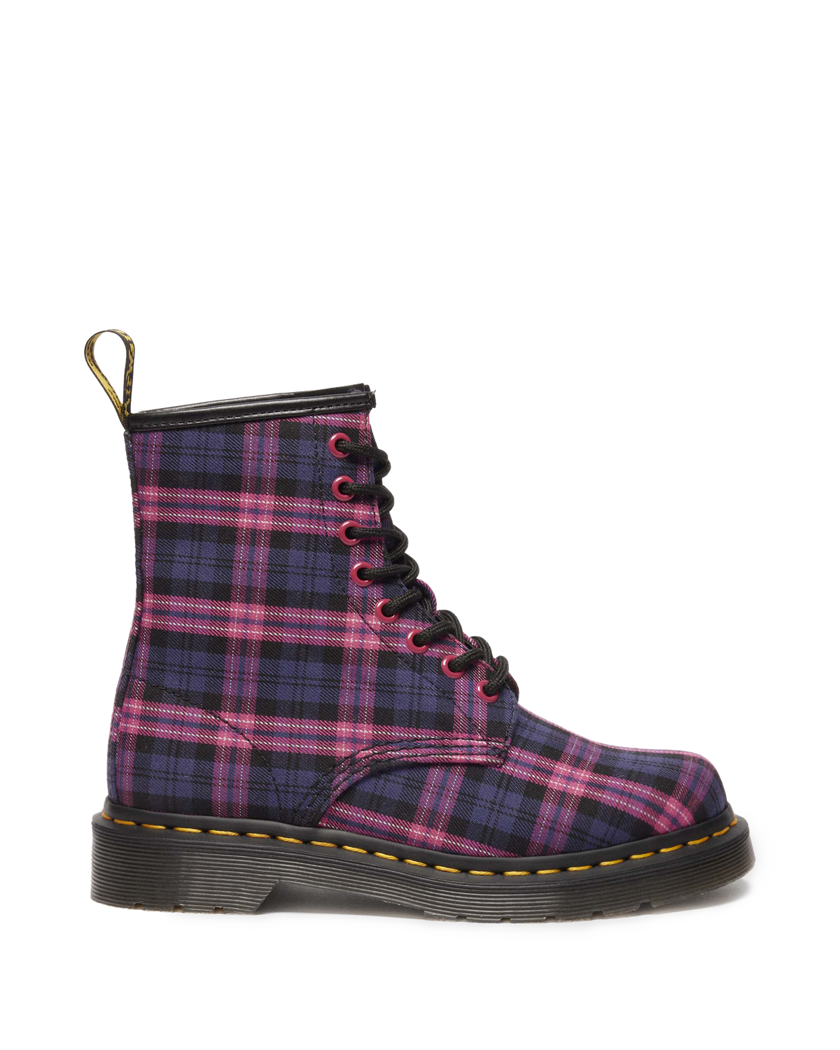 1460 Tartan Lace Up Boots