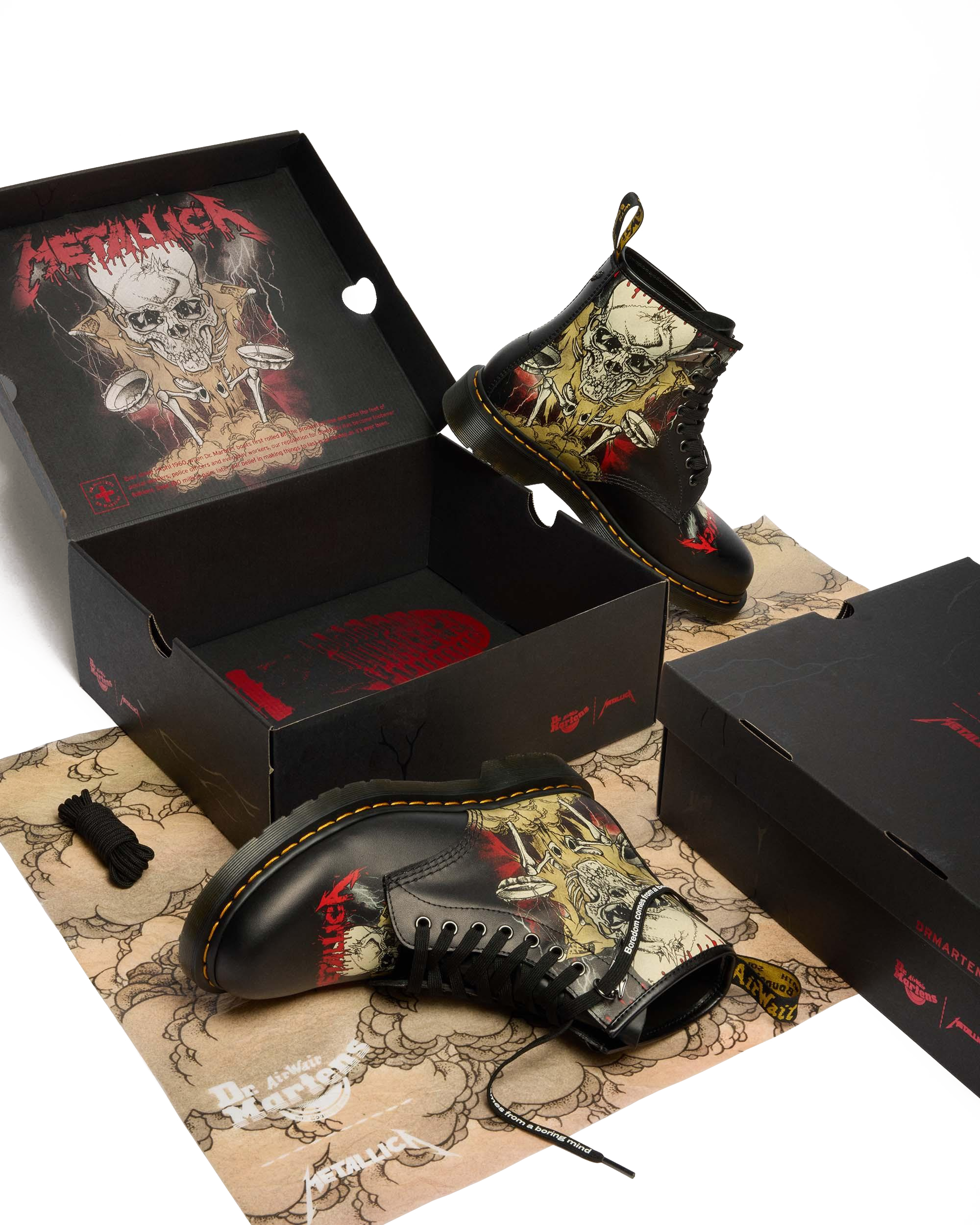 1460 Metallica Skull Lightning