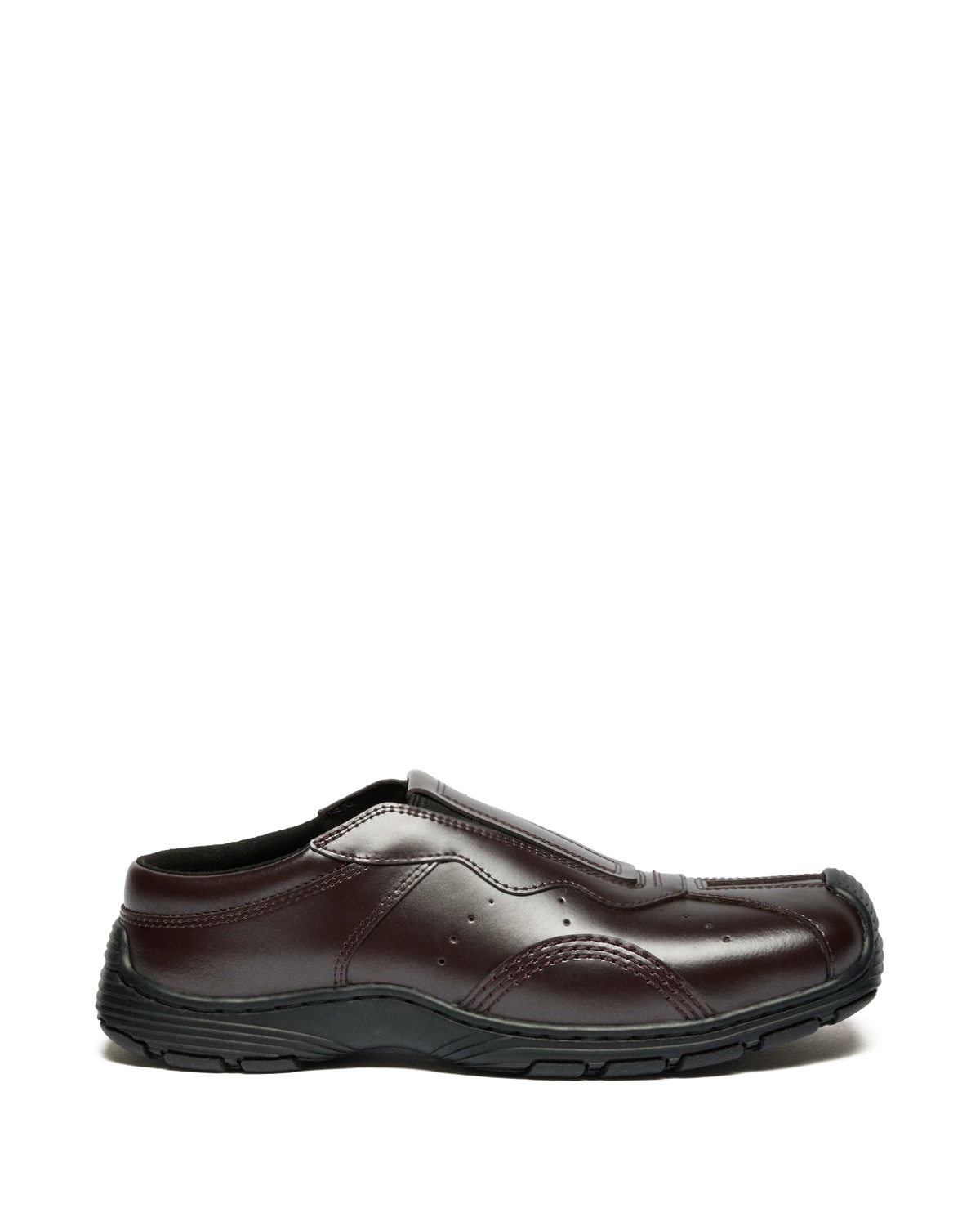 Aurix Satin Finish Leather Mules