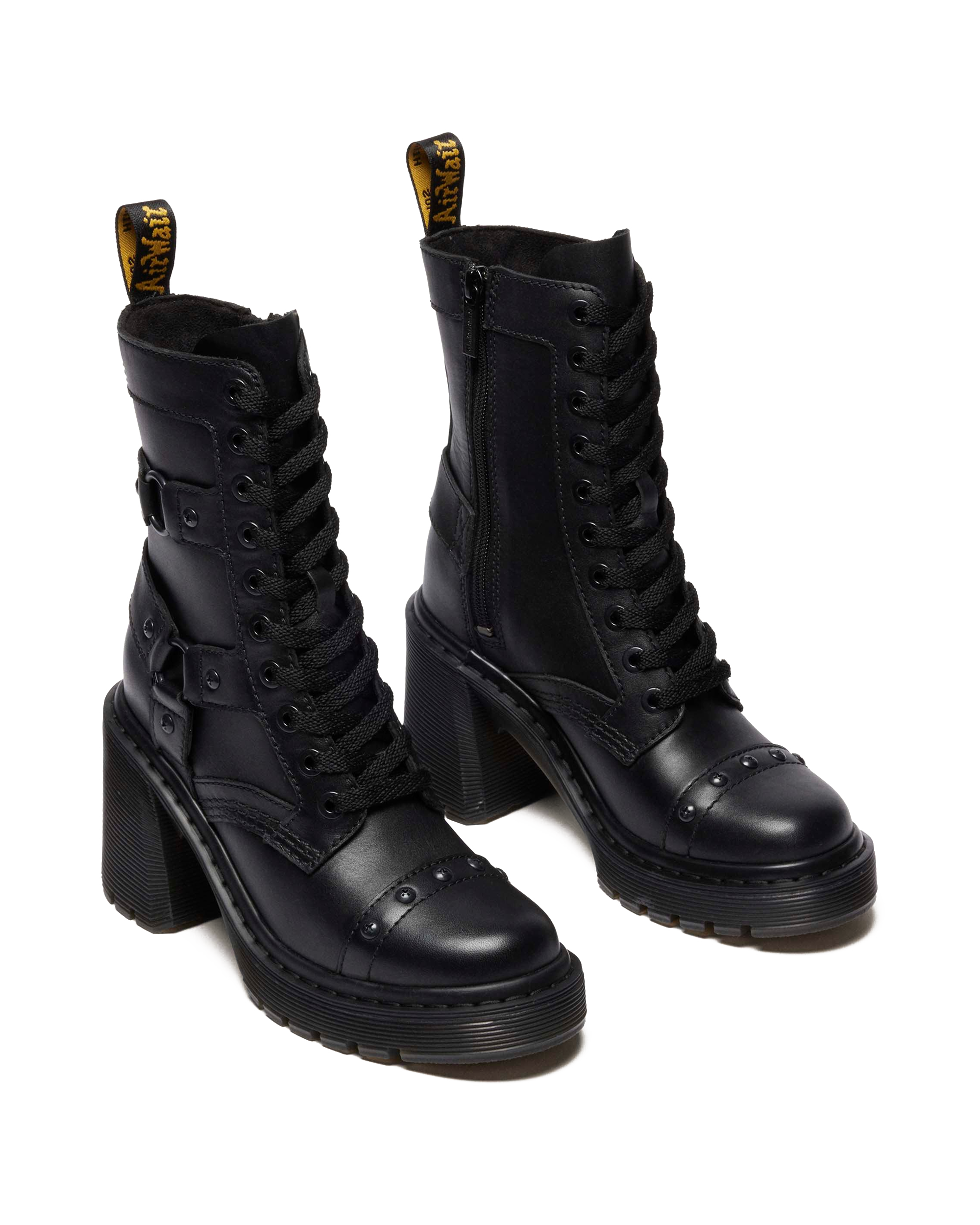 Chesney Harness Sendal Leather Heeled Boots