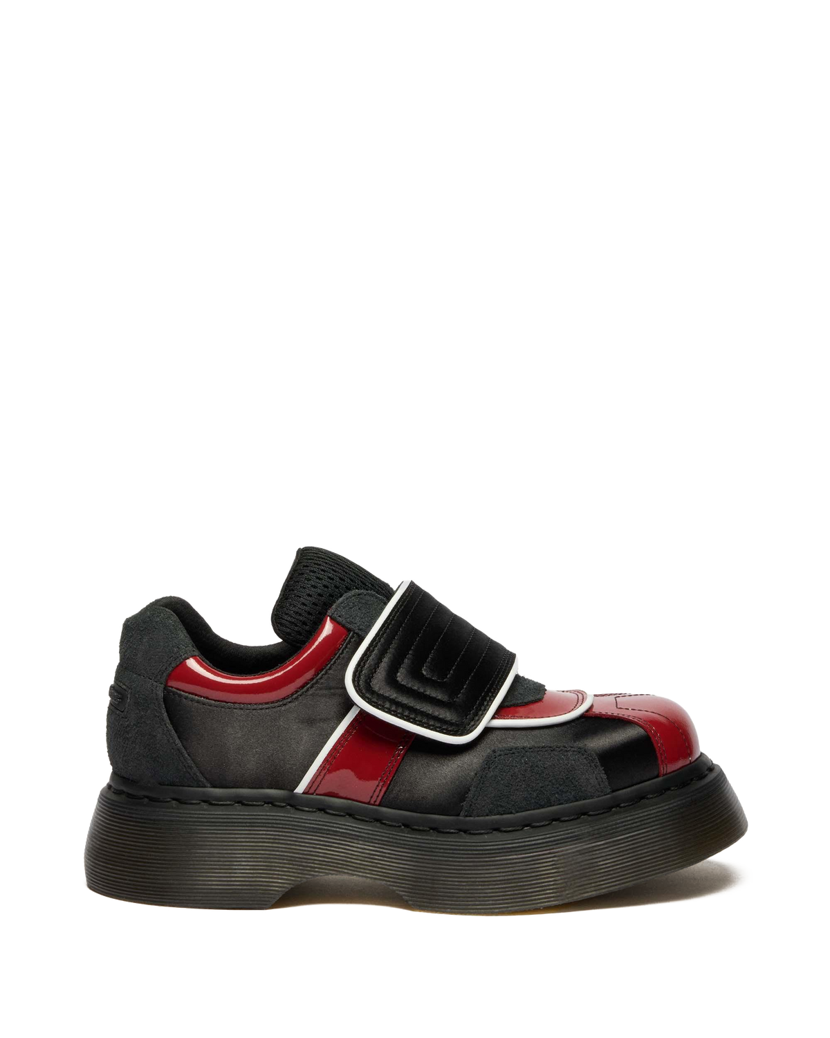 Buzz Strap Mixed Material Shoes