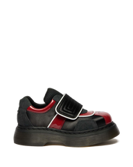 Buzz Strap Mixed Material Shoes