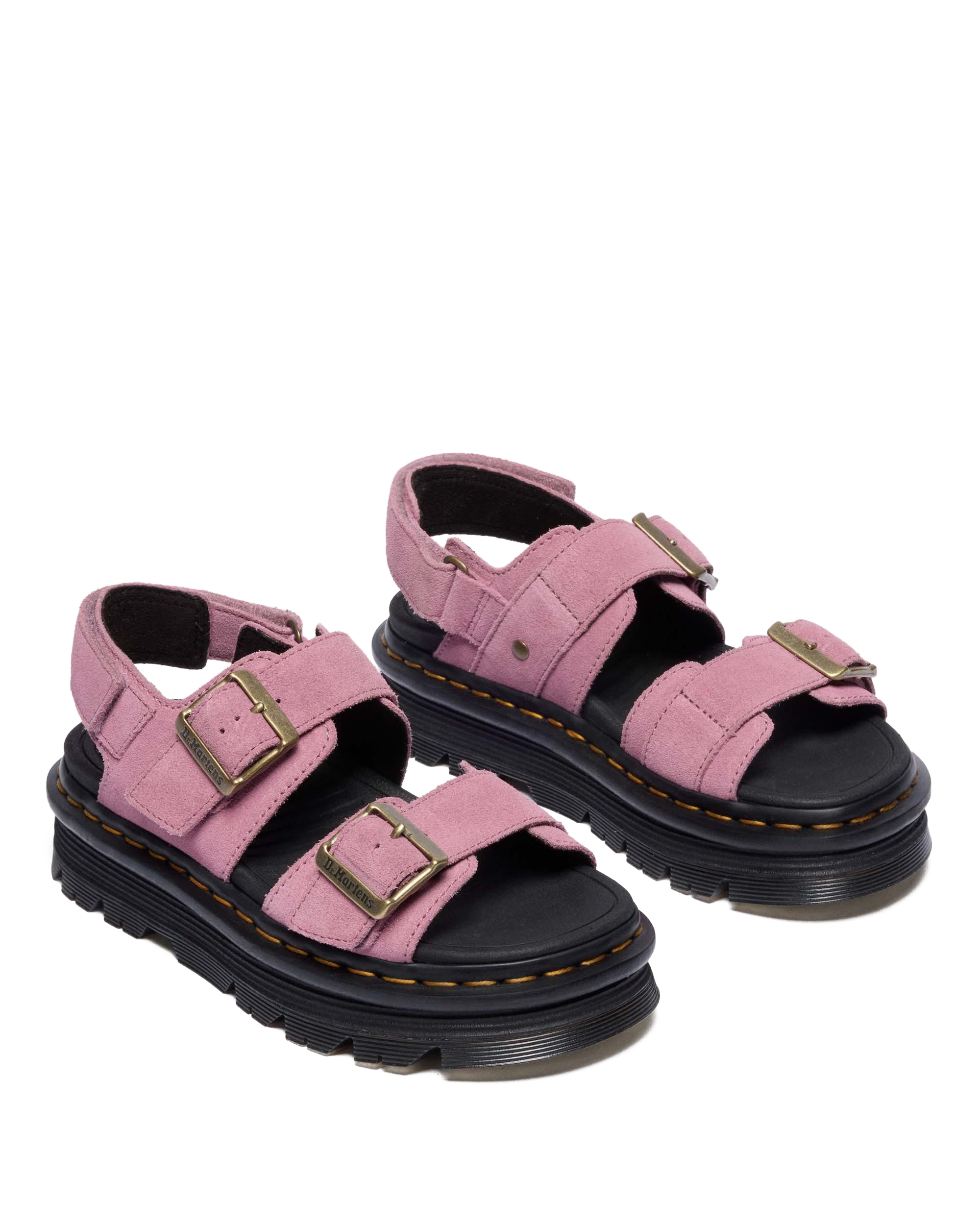 Zebzag Suede Platform Sandals
