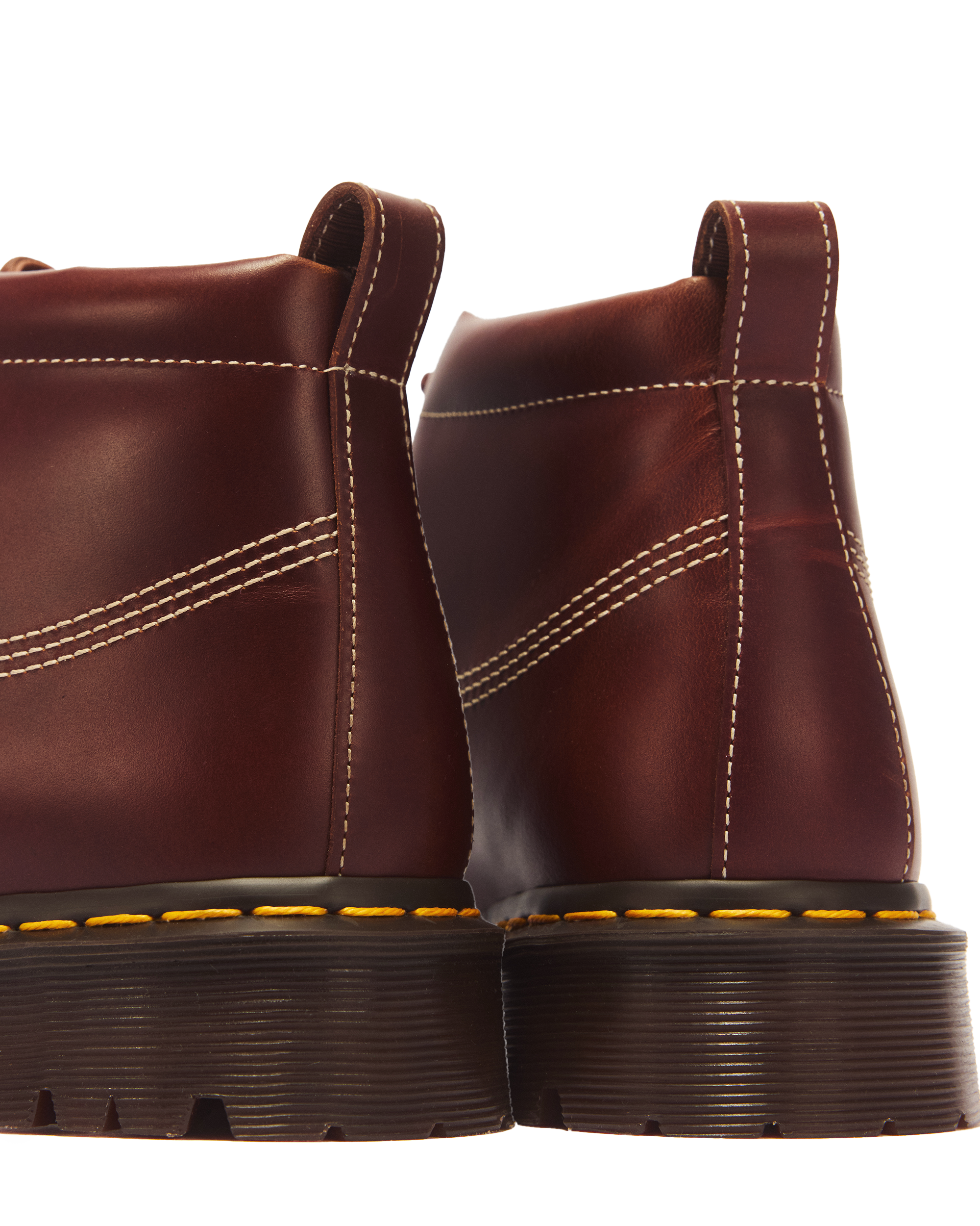 LOWELL CHUKKA MOC TOE LEATHER ANKLE BOOTS
