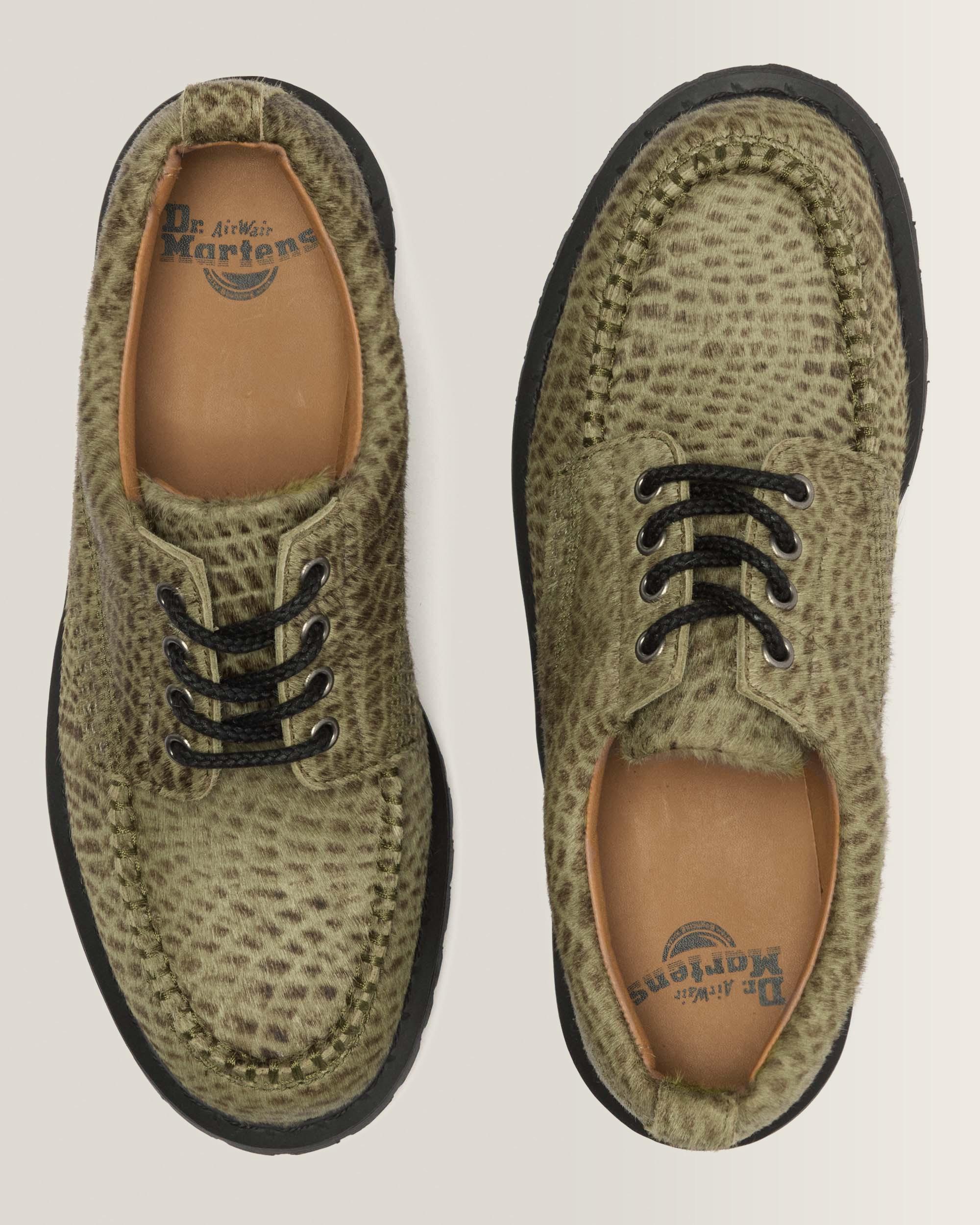Lowell Hair On Leather Moc Toe Shoes
