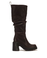 Kasey Kinsley Leather Knee High Heeled Boots