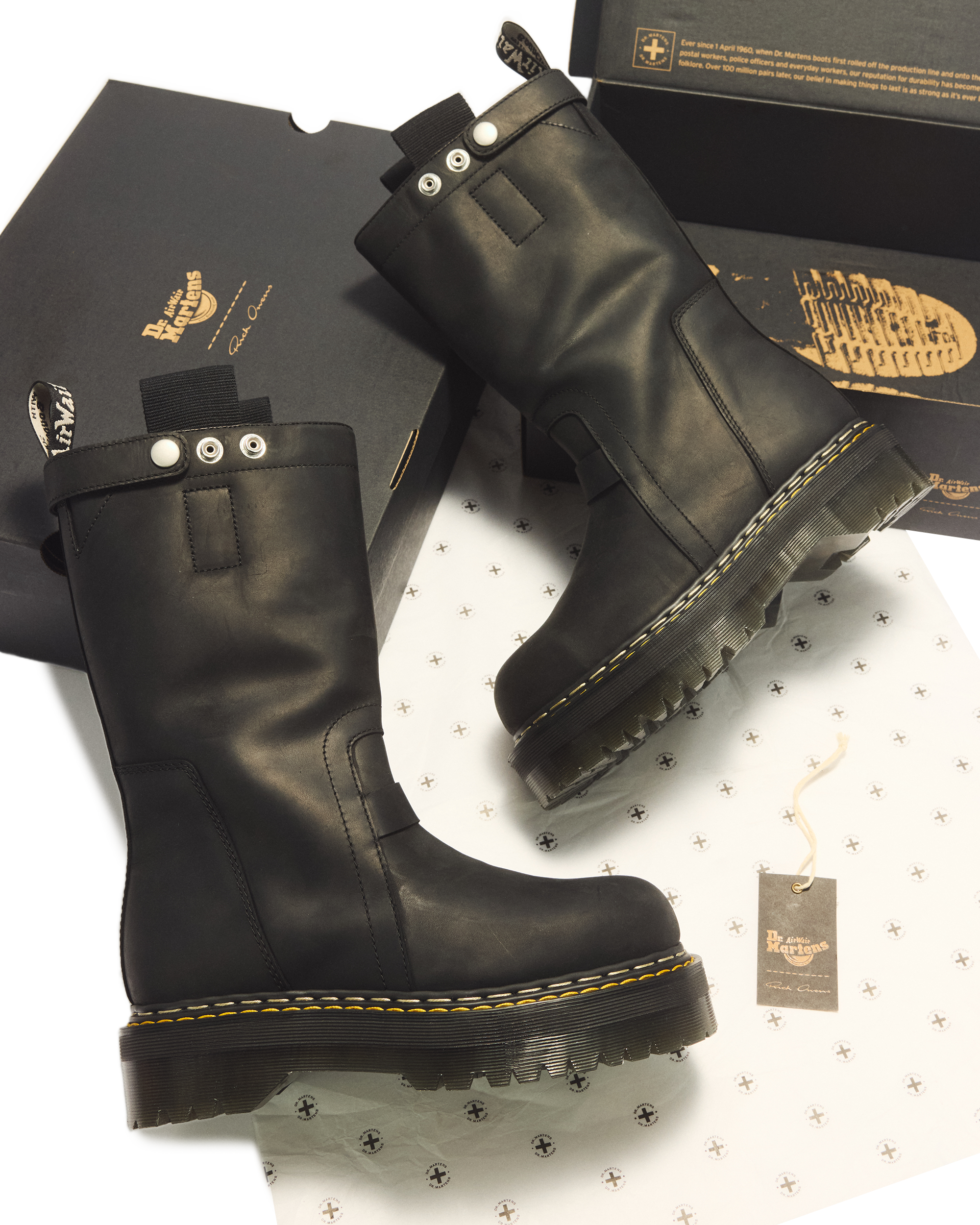 RICK OWENS PULL ON BOOTS