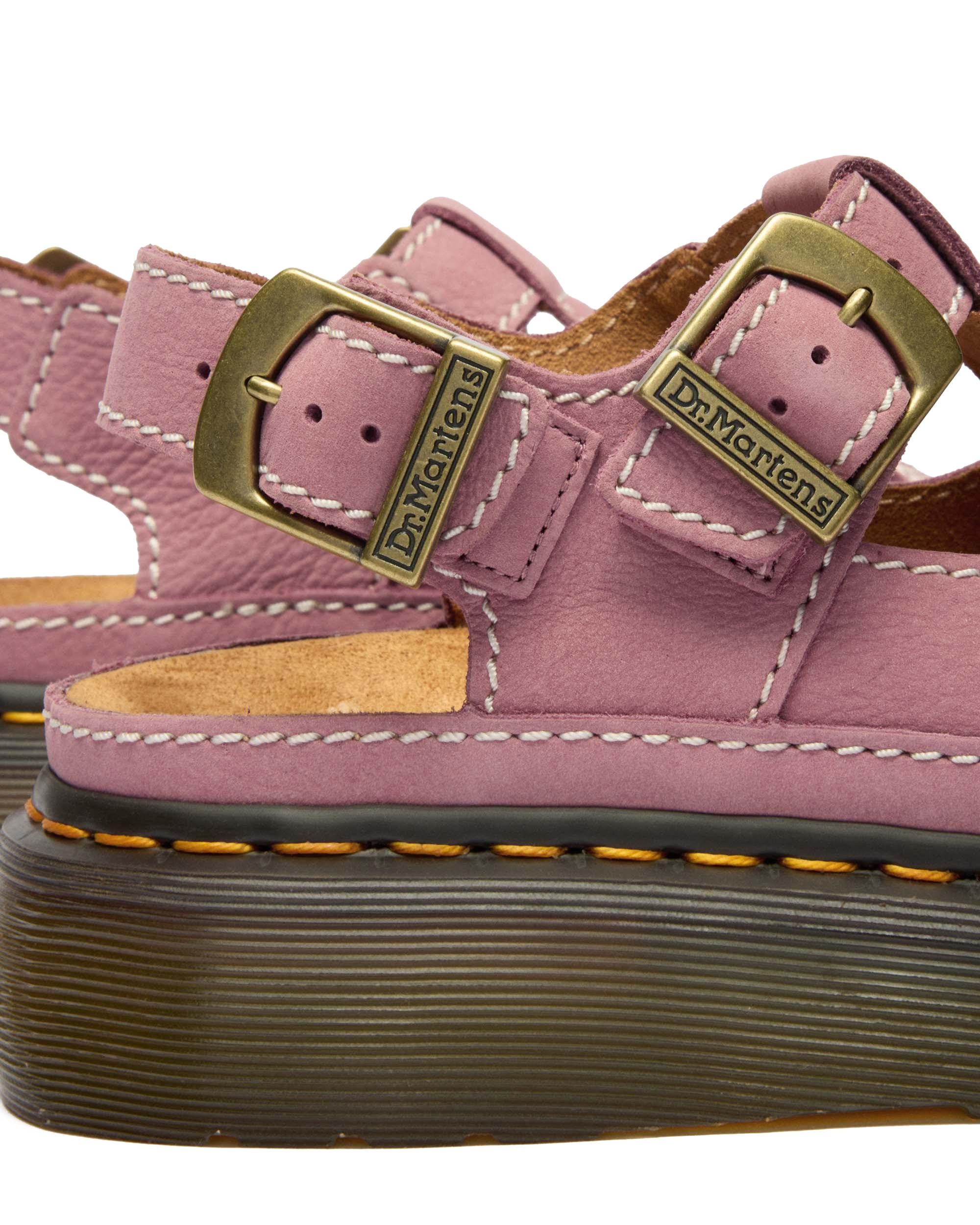 Dunnet Flower Nubuck Platform Sandals