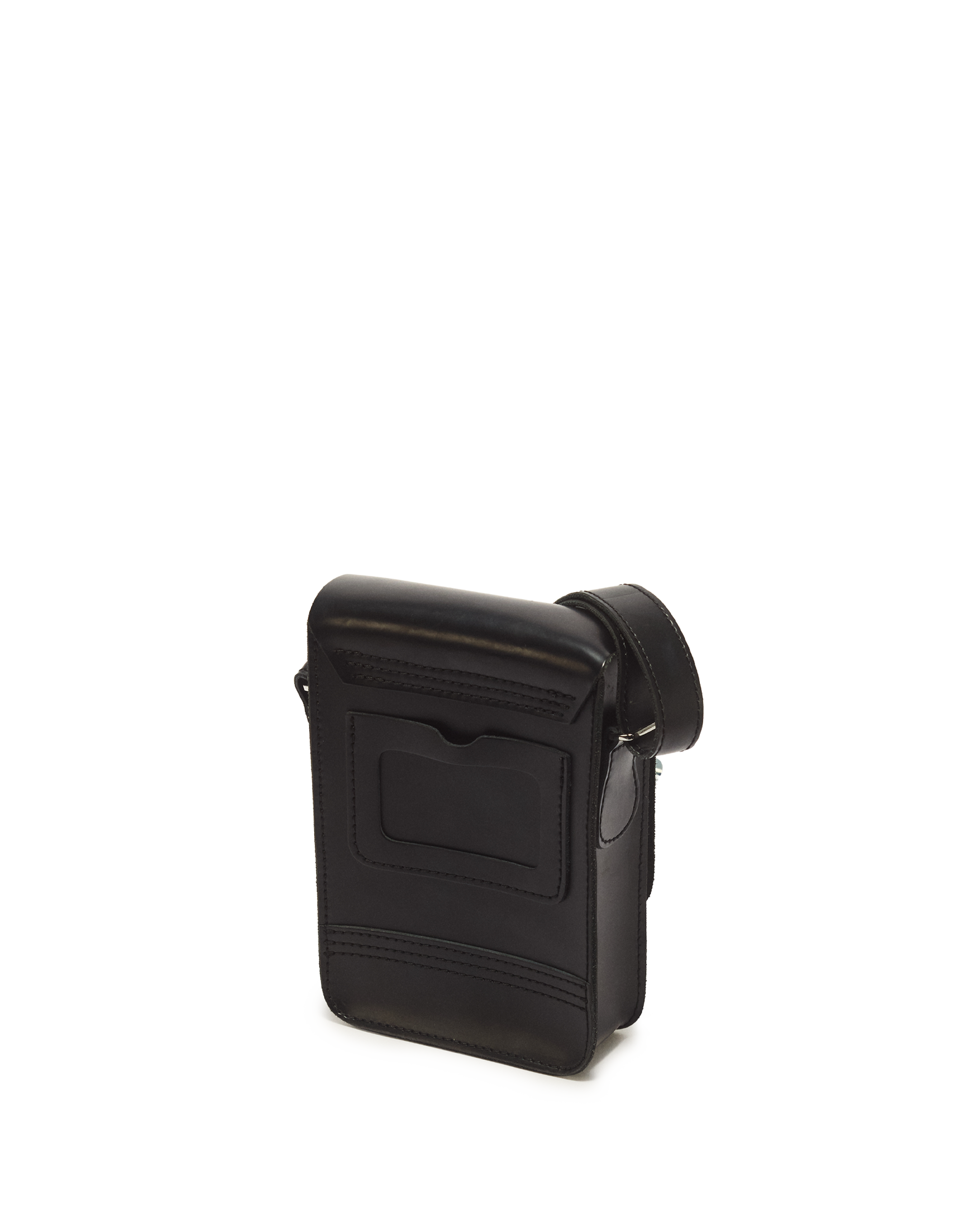 Leather Vertical Crossbody Bag